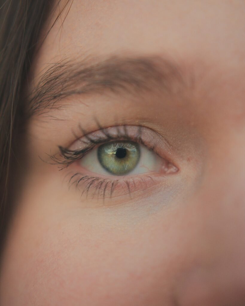 Close up under eye with concealer