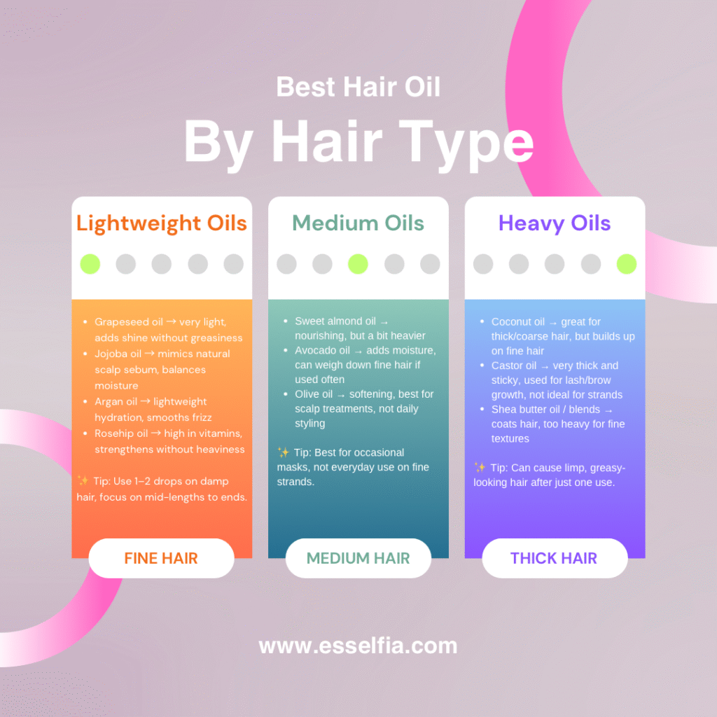 Best Hair Oil By Hair Type