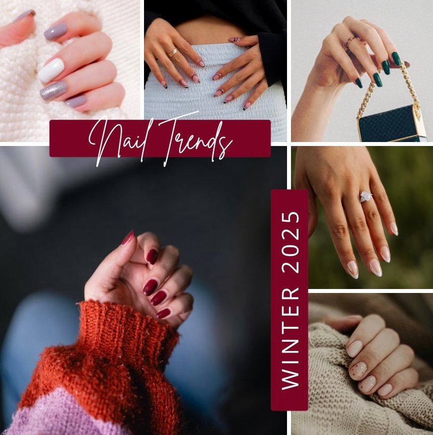 Winter nail trends for 2025