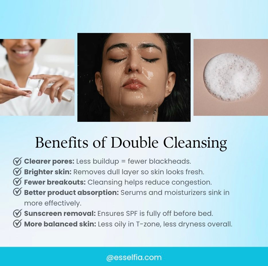 Benefits of double cleansing